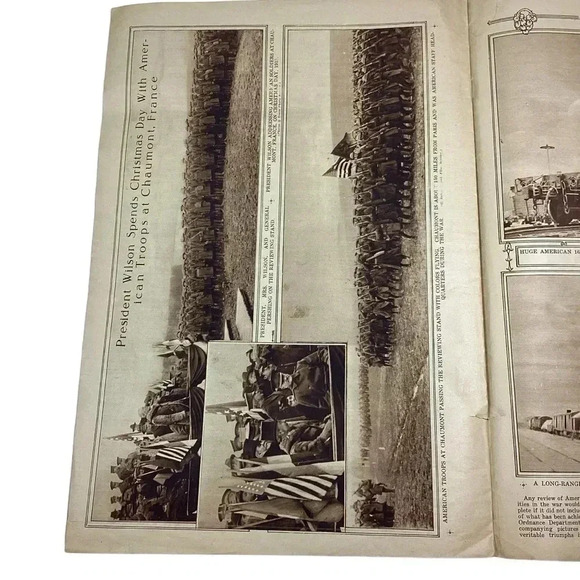 Antique New York Times midweek pictorial January, 1919. - Picture 4 of 10